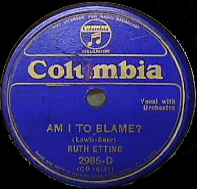 78-Am I To Blame-Columbia 2985-D